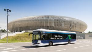Elektryczny Solaris Urbino 12 podczas testów w Krakowie