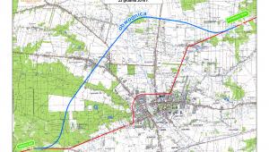 Obwodnica Bełchatowa DK 74 - MAPA